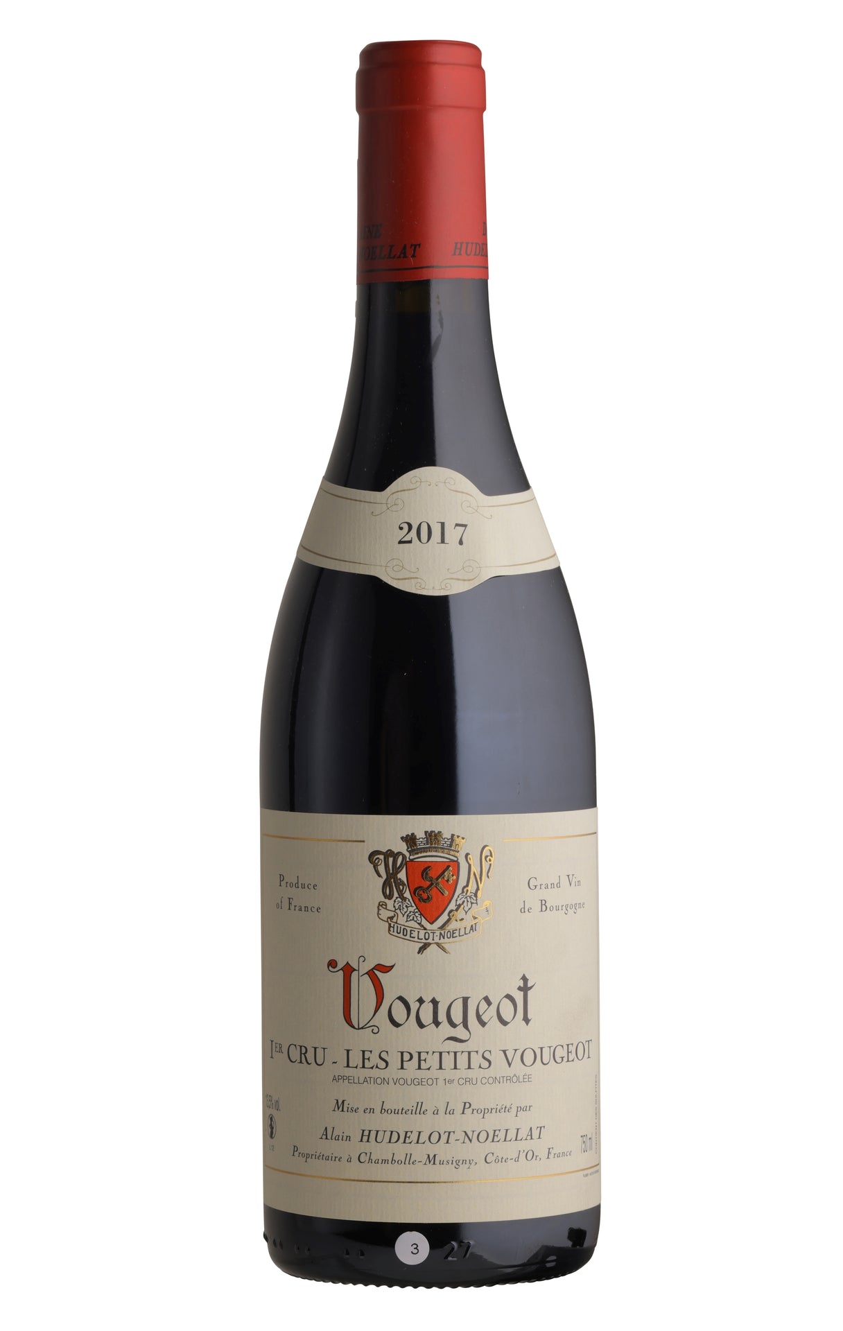 2017 Vougeot, Les Petit Vougeots, 1er Cru, Domaine Hudelot-Noëllat, Burgundy