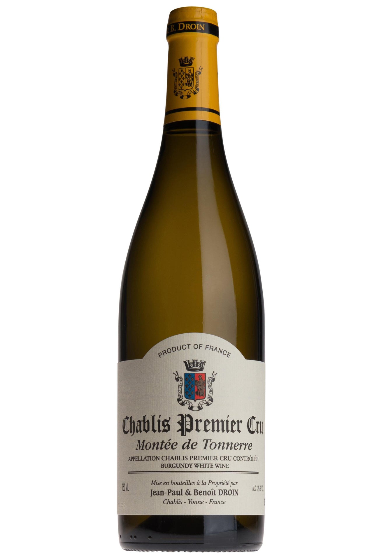 2018 Chablis, Montée de Tonnerre, 1er Cru, Jean-Paul & Benoît Droin, Burgundy