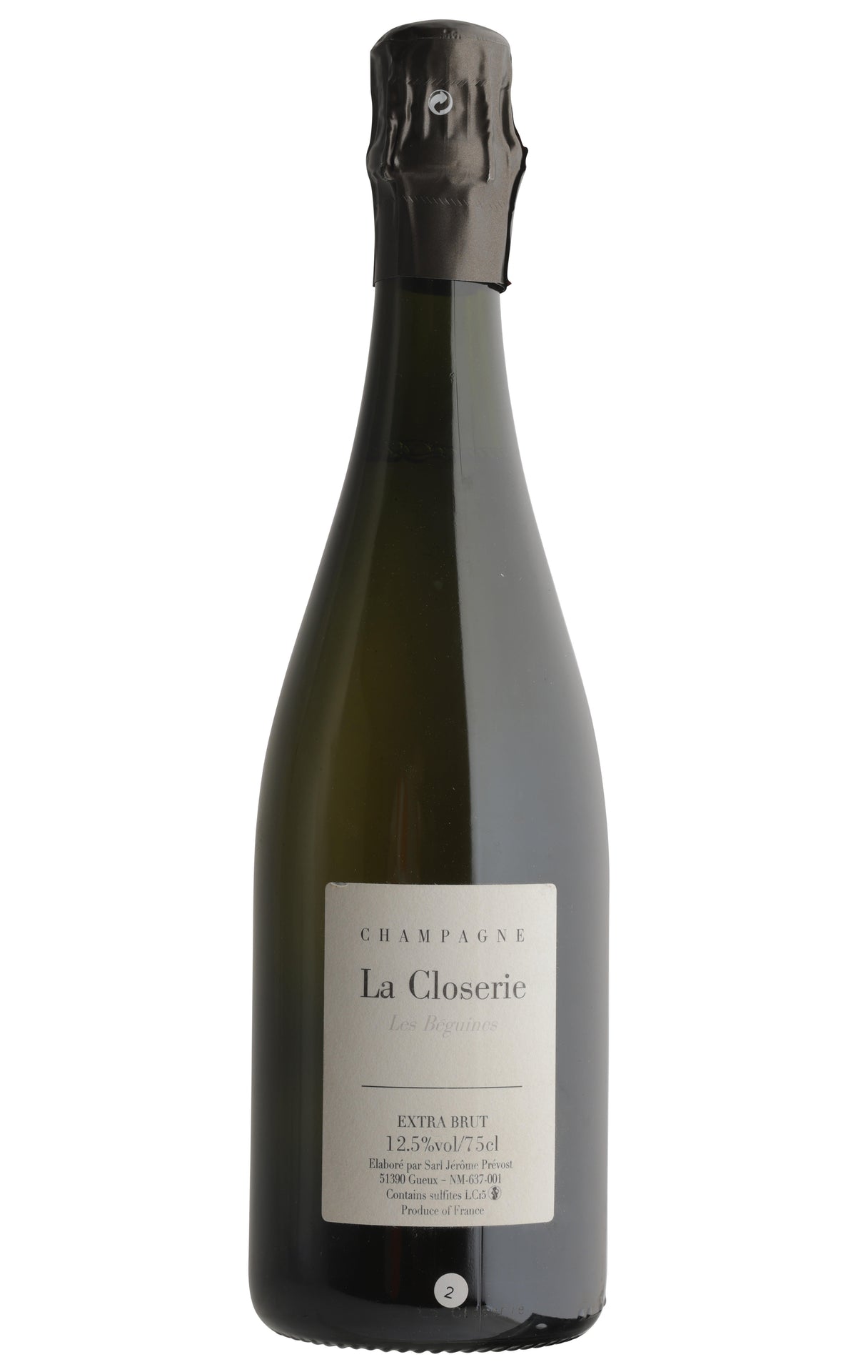 Champagne La Closerie, Jérôme Prévost, Les Béguines, Extra Brut (LC15)