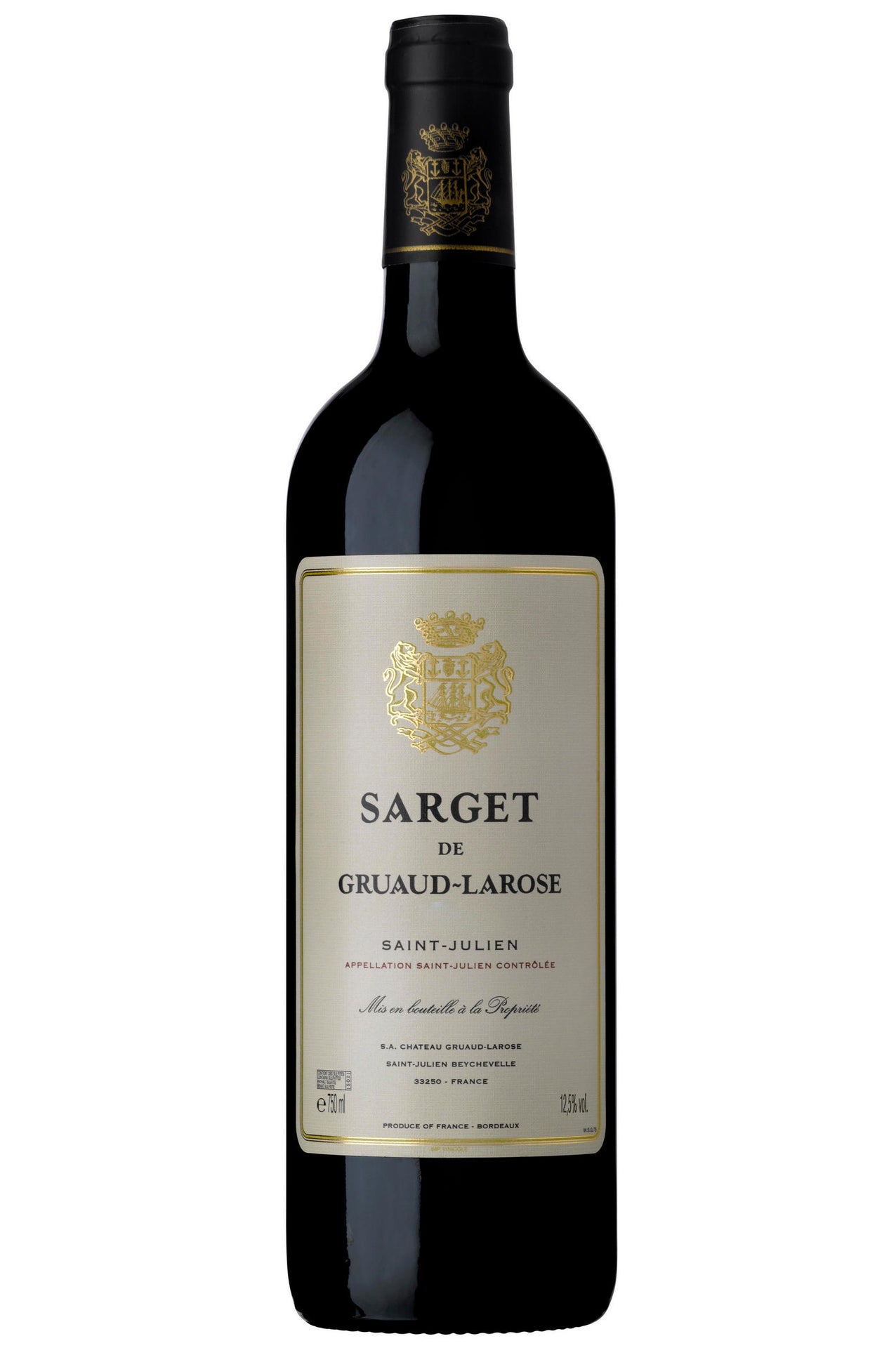 2012 Sarget de Gruaud Larose, St Julien, Bordeaux