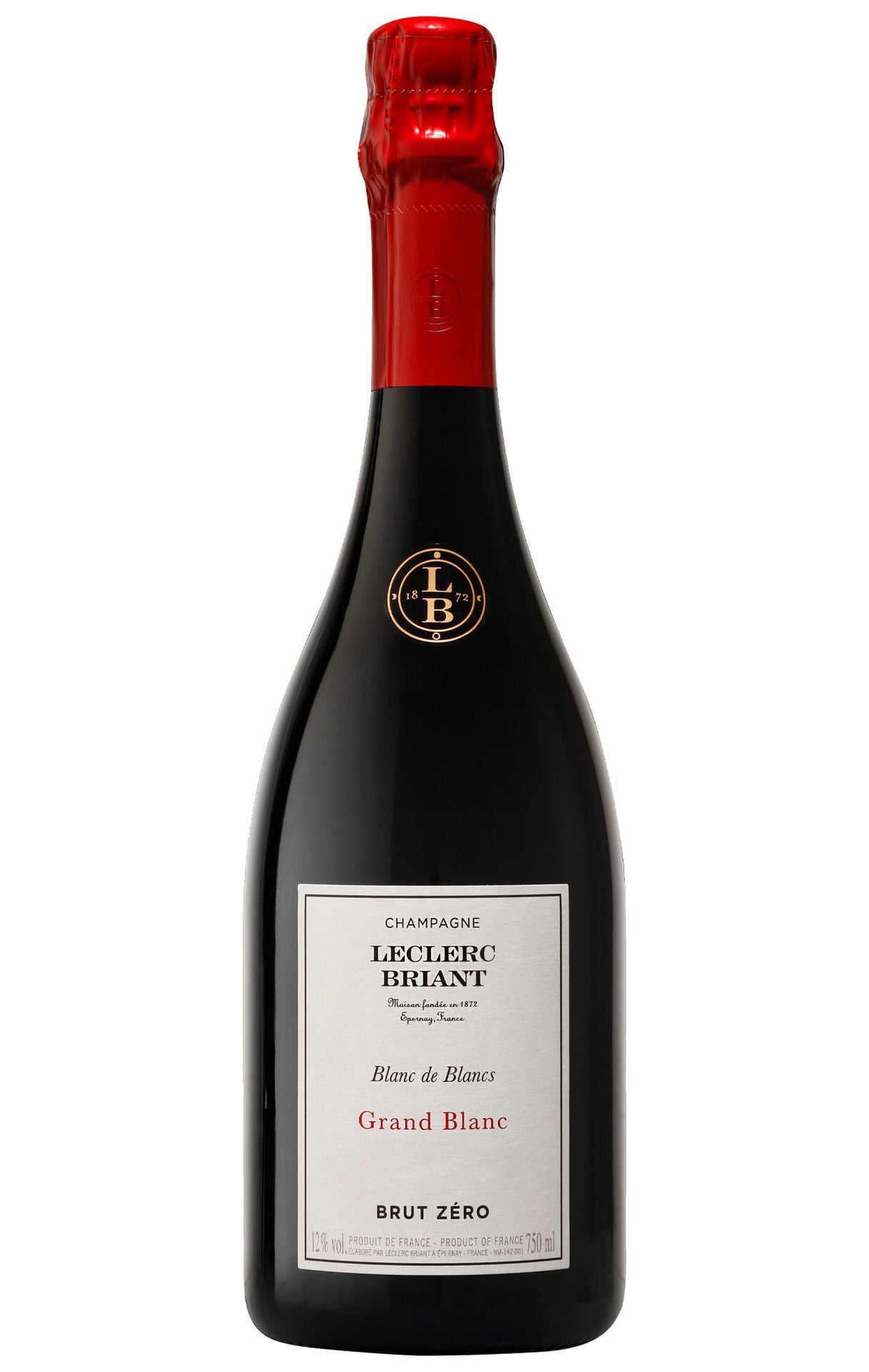 2014 Champagne Leclerc Briant, Grand Blanc, Blanc de Blancs, Brut Zéro